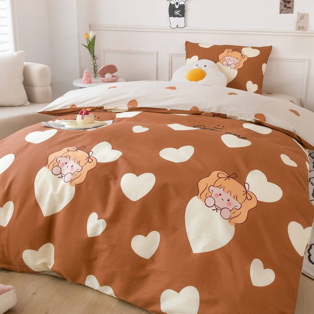 Комплект постельного белья на резинке Сатин Люкс KIDS 100% хлопок CDKR060