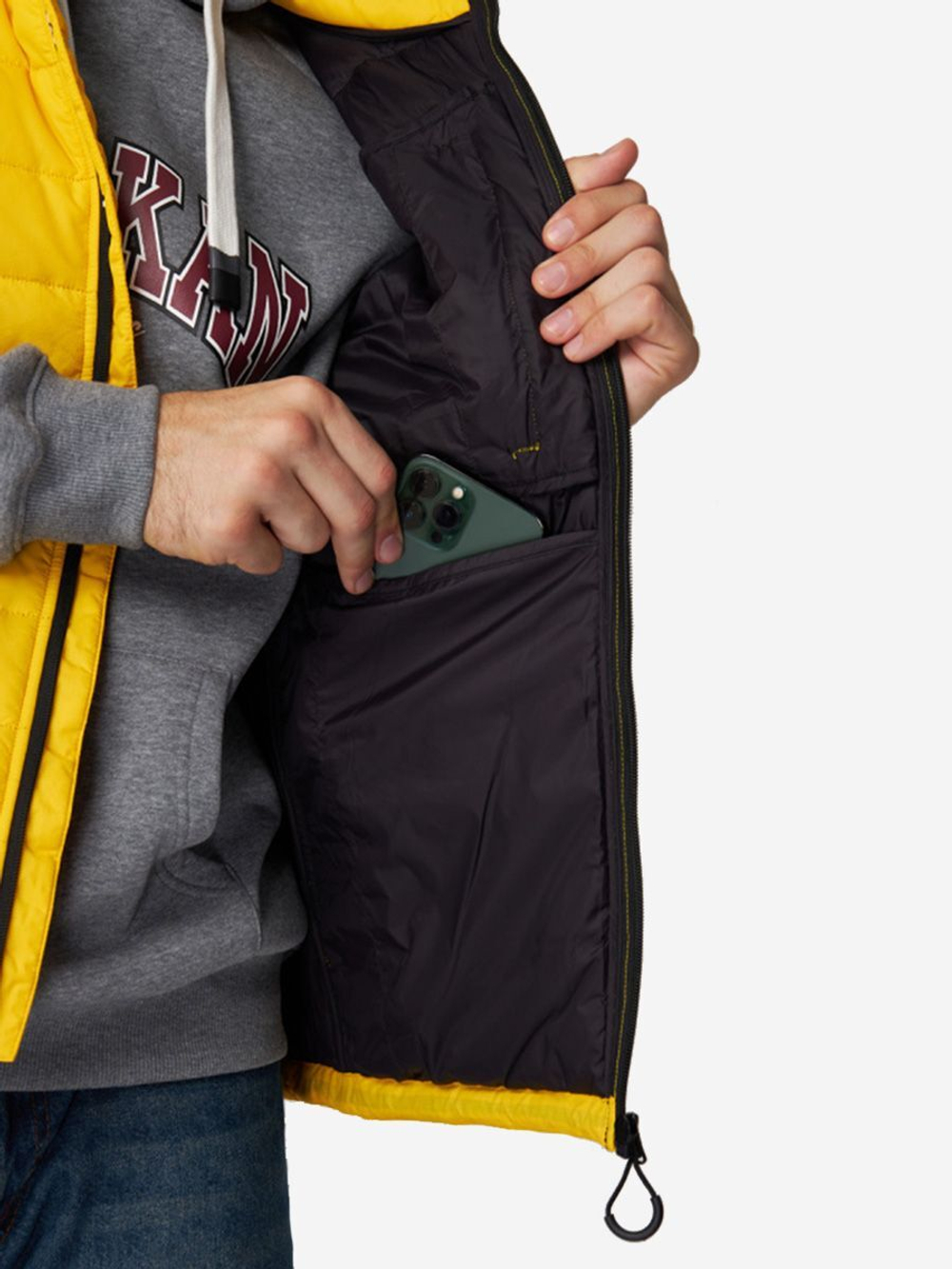 Жилет Alaskan Juneau Vest Yellow утепленный стеганый