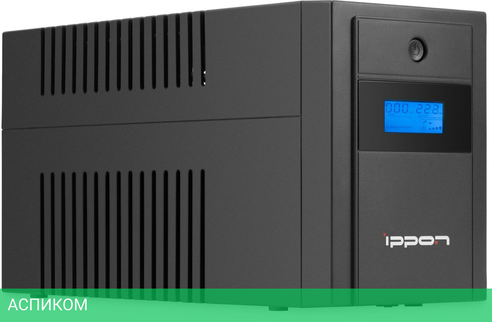 Источник бесперебойного питания Ippon Back Basic 1200 Euro черный (1687965)