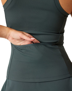 Женский топ теннисный Bjorn Borg Ace Pocket Ribbed Tank - urban chic