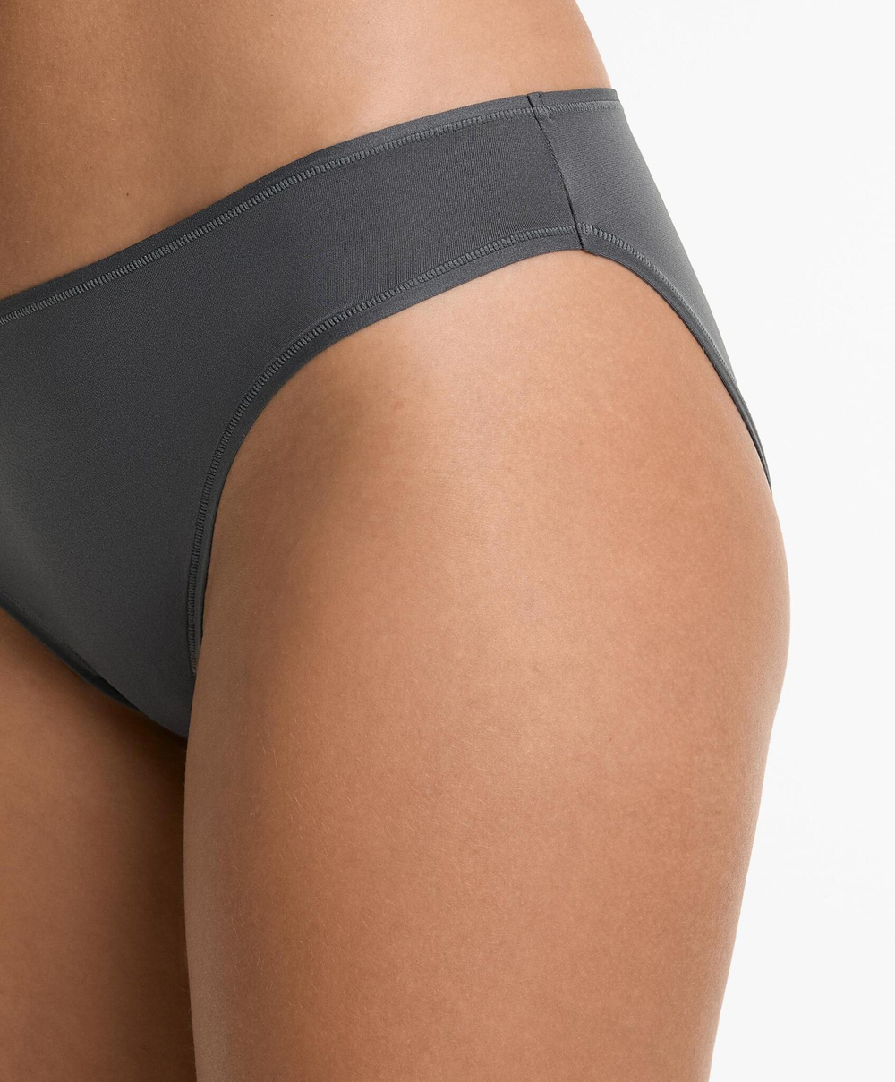 OYSHO Набор из 3 пар классических трусов, свинцовый