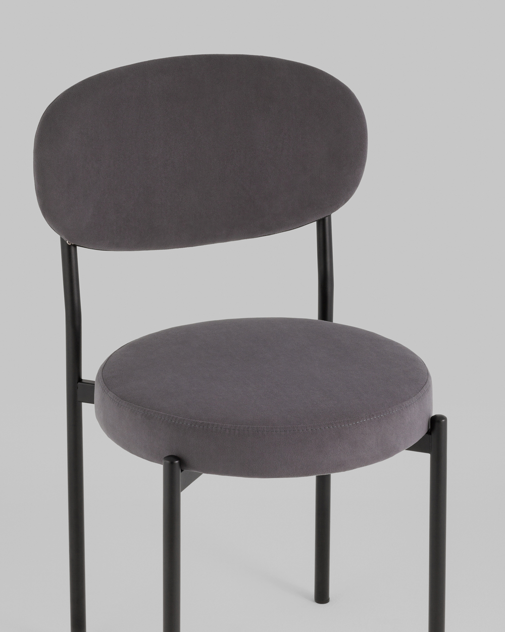 Стул Бриф SN велюр тёмно-серый