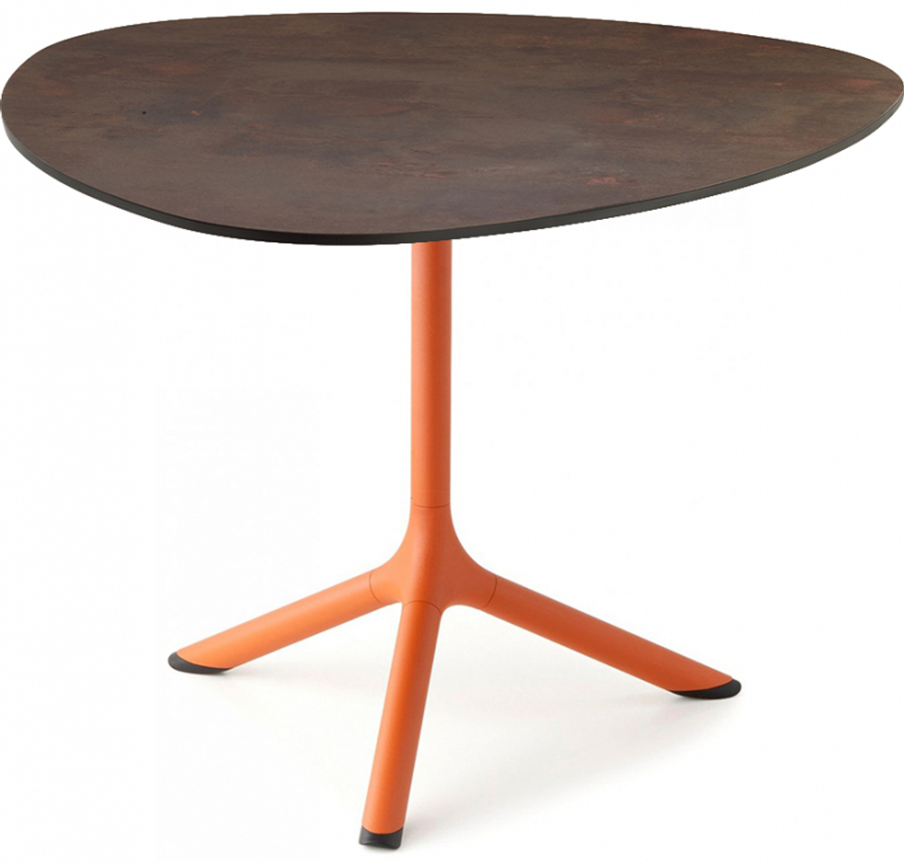 Столик ламинированный кофейный Scab Design Tripe, терракотовый, кортен