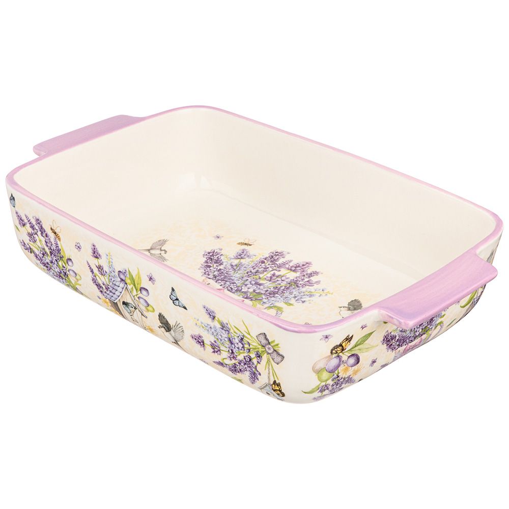 БЛЮДО ДЛЯ ЗАПЕКАНИЯ LEFARD "ЛАВАНДА" ПРЯМОУГ.2,8 Л 33,5*19,5*7,5 СМ