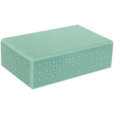 Блок для йоги «Релакс» 23*15*6 см, массажный EVA, мятный