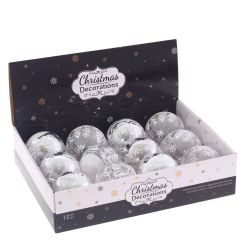 GAEM Набор из 12шт Украшение новогоднее "Шар", D 8 см, L35 W27 H9 см