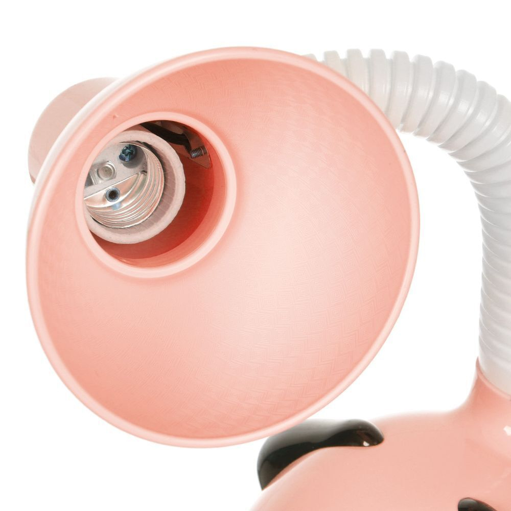 Светильник настольный на подставке, E27, 40 Вт, детский, розовый, Собачка, SPE16941-0109-1609S/2