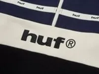 Толстовка на молнии HUF TAPED 1/4 ZIP FLEECE вид 4