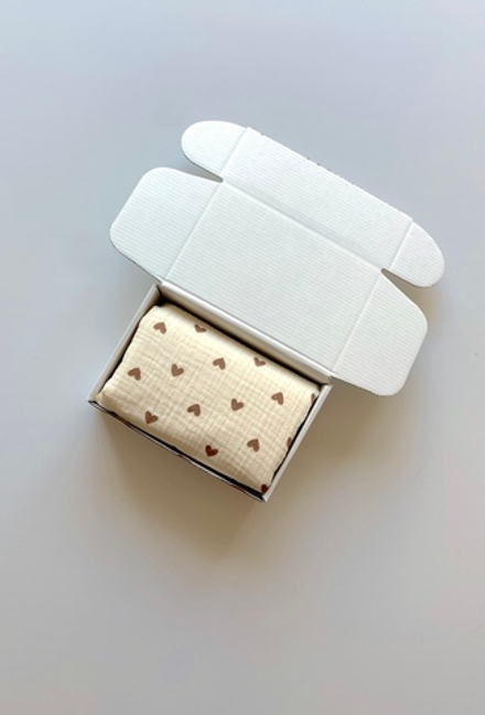 Непромокаемая пеленка "Сердечки"