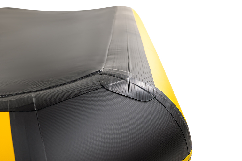 Броня-260 M желтый-черный (лодка ПВХ с усилением)