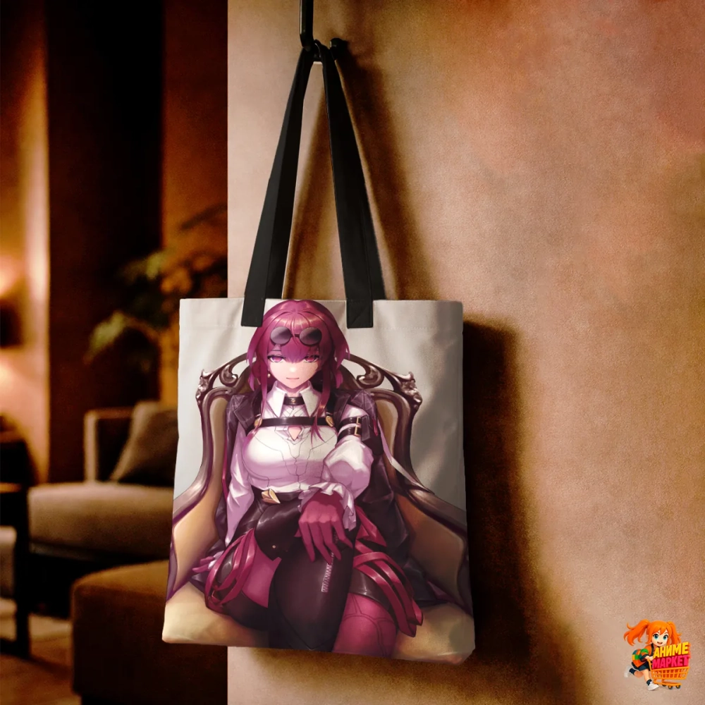 Сумка шоппер с принтом Honkai Star Rail