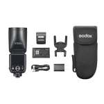 Вспышка накамерная Godox V100O TTL с круглой головкой для Olympus/Panasonic