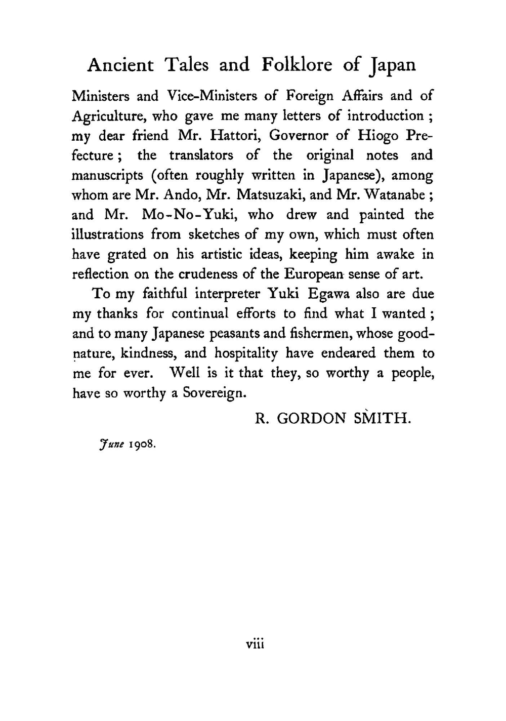 Ancient tales and folklore of Japan | Smith Richard Gordon