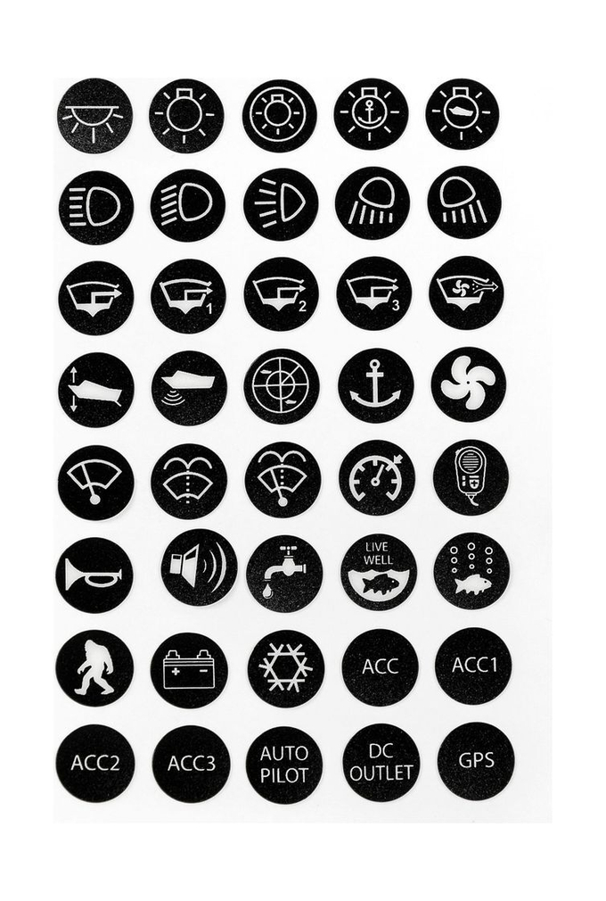 Дополнительный набор наклеек для кнопок PB4511