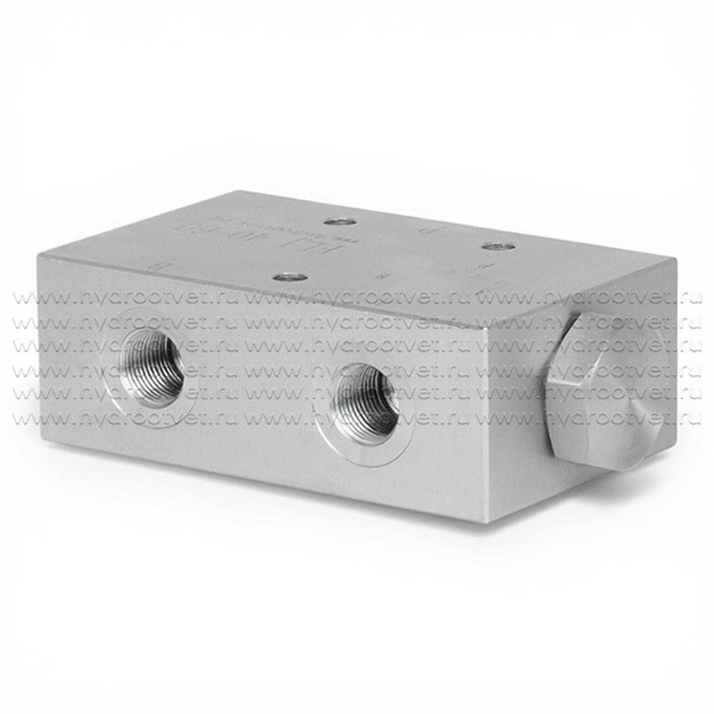 FLJ40-60 - Делитель потока дроссельный, G1/2-G3/8-G3/8, 40 - 60 л/мин, 350 бар