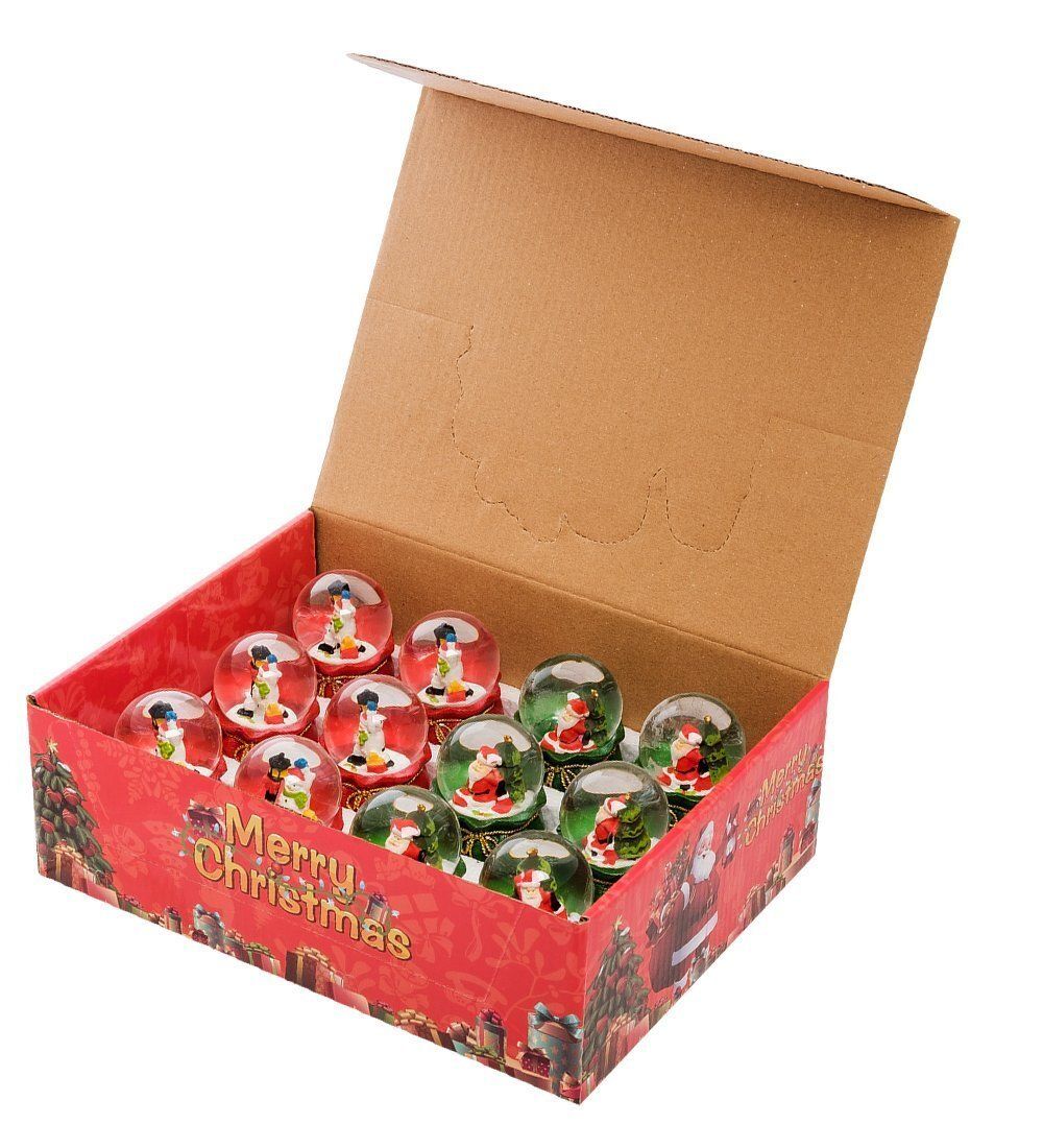 XM-606 Шар со снегом «С Рождеством!» 2/асс