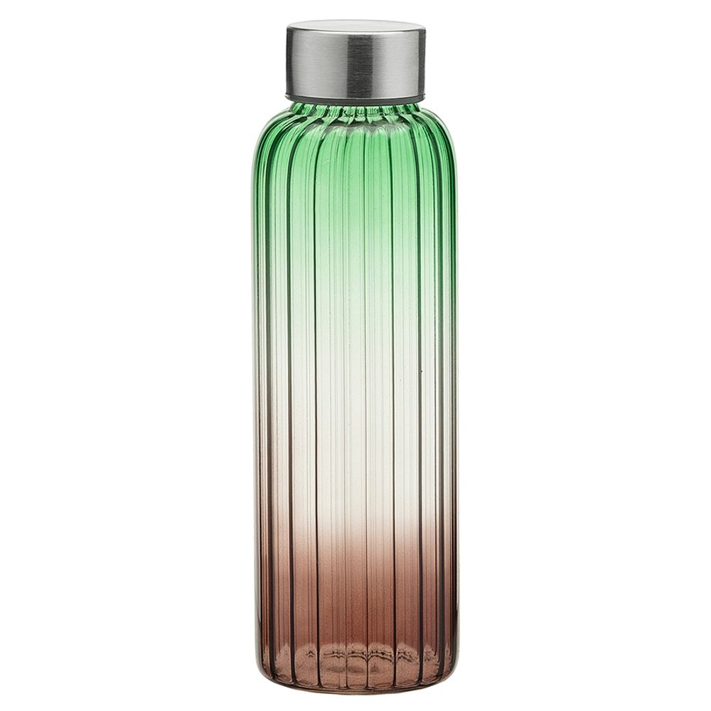 Бутылка стеклянная, 450 мл, разноцветная