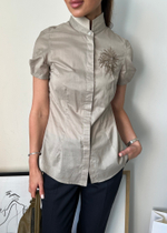 Хлопковая рубашка Brunello Cucinelli, S