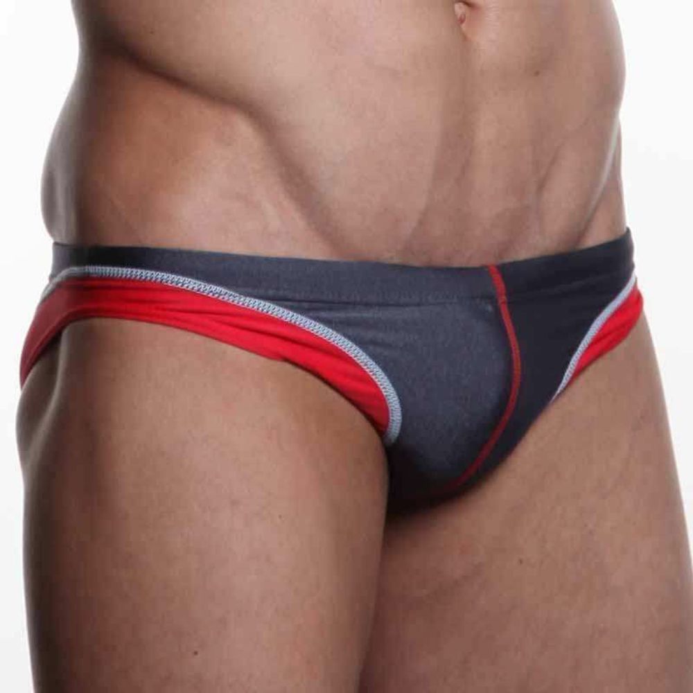 Мужские плавки брифы серые Seobean Seaside Gray Brief