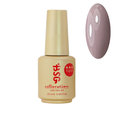 BSG цветная жесткая база colloration hard №05 - полупрозрачный, молочно-лиловый оттенок (20 мл)