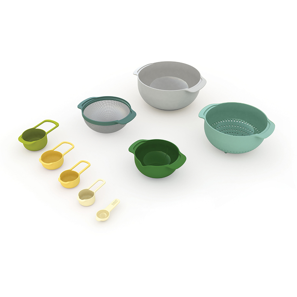 Набор мисок nest plus, опал, 9 шт.