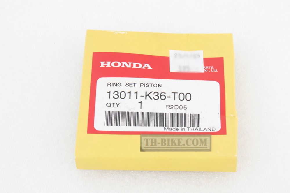 13011-K36-T00 (13011-KZY-700). RING SET, PISTON. Honda PCX150, SH150