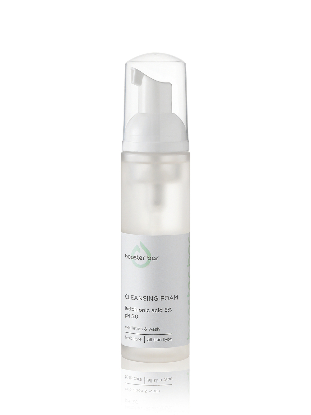 Пенка Booster Bar для умывания с лактобионовой кислотой CLEANSING FOAM LACTOBIONIC ACID 5% pH 5.0 (80 мл)