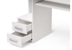 Компьютерный стол Джаз-24 99,6х49,4х86,4 левый белый