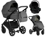 Детская коляска Noordi Luno All Trails 3 в 1 с автокреслом Terra Black 1012617 Ocean Blue