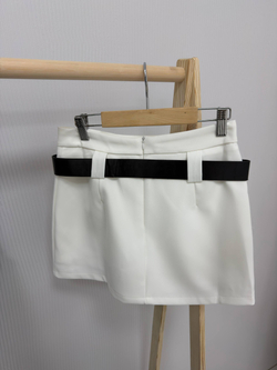 Юбка-шорты женские арт 1017 цвет "молочный"