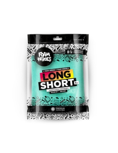 Foam Heroes Long Short универсальная разносторонняя микрофибра 40х40см (3шт), 350г/м2