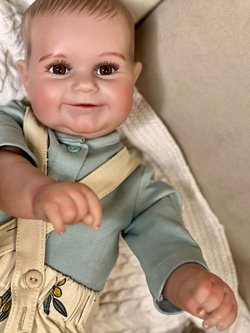 Кукла Реборн мягконабивная 60см в пакете (FA-015)