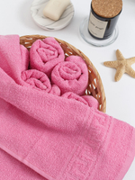Полотенце махровое, г/к, 50х90, арт. ВТ 50-90Г, 380 гр/м2, цвет: 105-ярко-розовый,