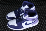 Jordan 1 Mid Blueberry Homme