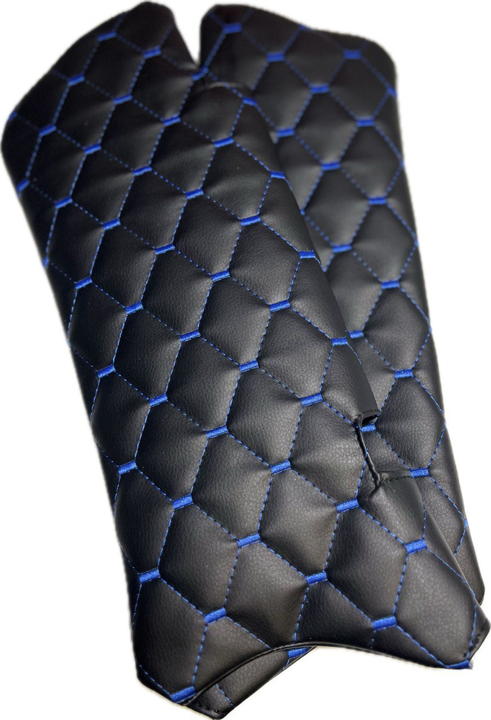 Чехлы на козырьки ВАЗ 2110, 2111, 2112 (синяя нить Рубин)