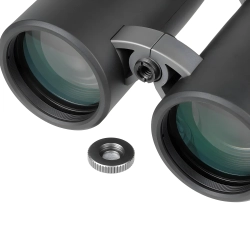 Бинокль Veber Silver Line II 12x50WP - крупный план объективов
