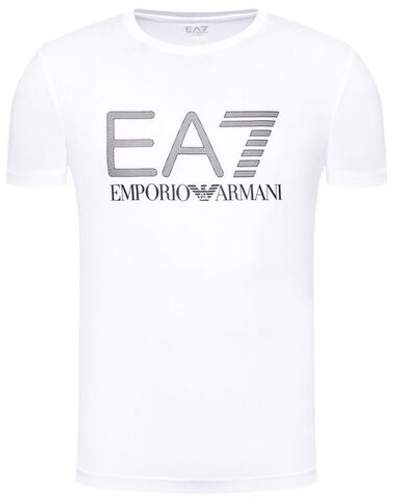 Мужская теннисная футболка EA7 Man Jersey T-Shirt - white