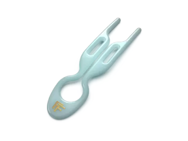 NO 1 HAIRPIN | TANTALIZING BLUE - 3X HAIRPINS/BOX / Шпильки No1 Hairpin нежно-бирюзового цвета (набор из 3 шпилек)