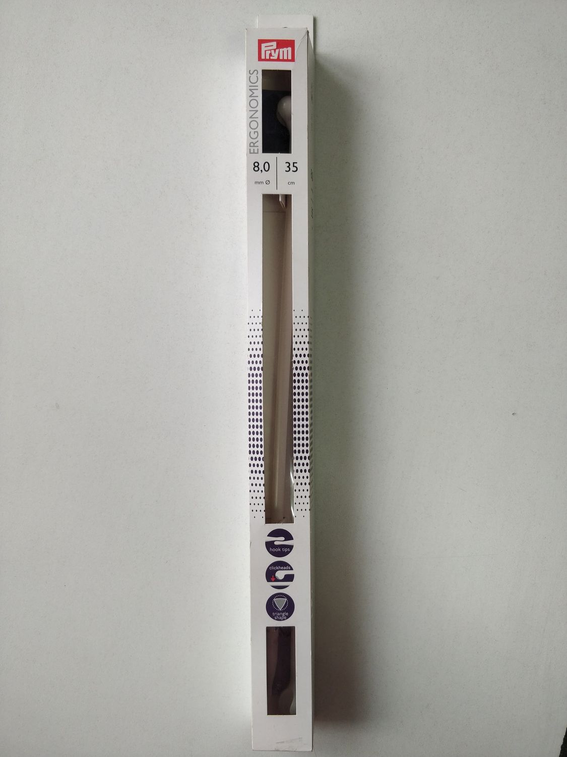 Prym прямые спицы 35см