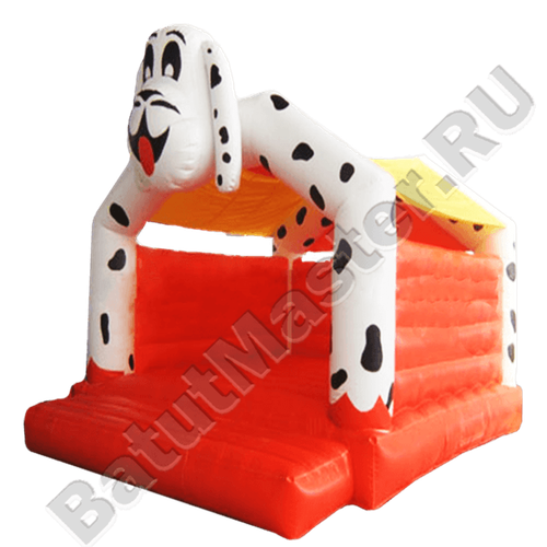 Детский надувной батут "Большой далматинец" с крышей