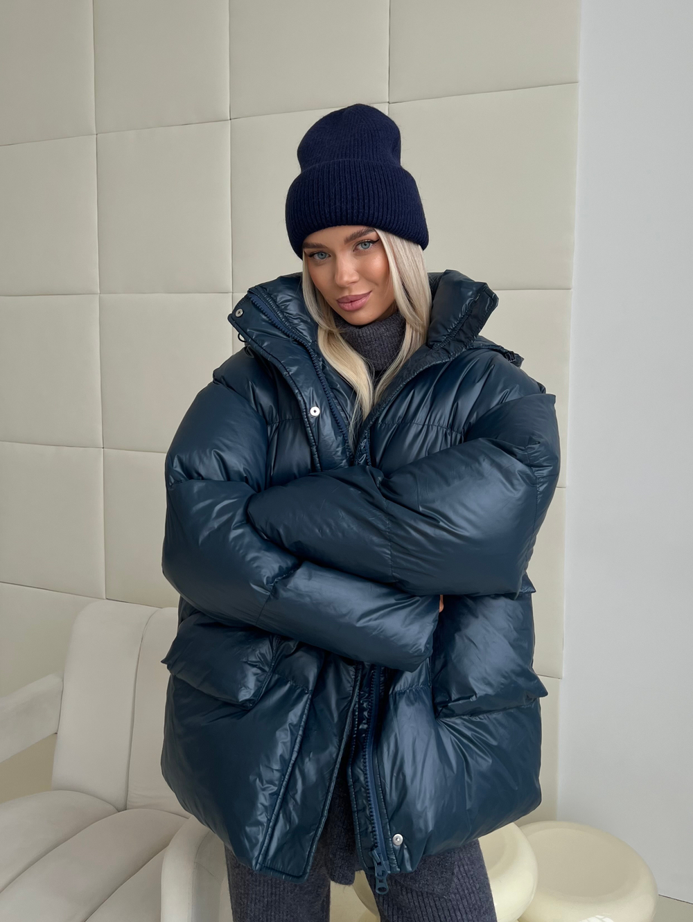 Пуховик Prime navy