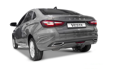 Фаркопы Урала Lada Vesta NG (вкл. Cross) 2022-, шар A, 1000/75 кг. U60011