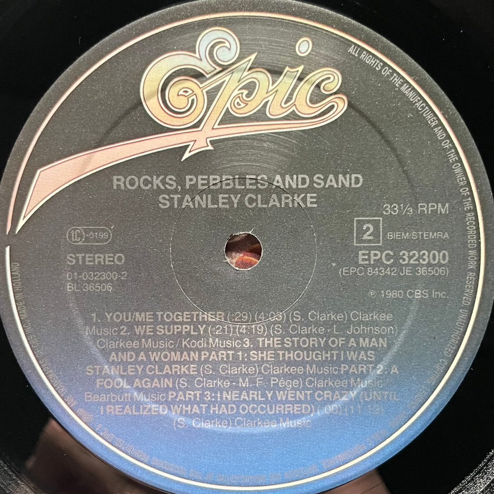 Stanley Clarke ‎– Rocks, Pebbles And Sand (Голландия)