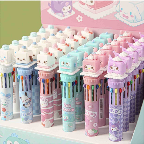 Ручка 10 цветов