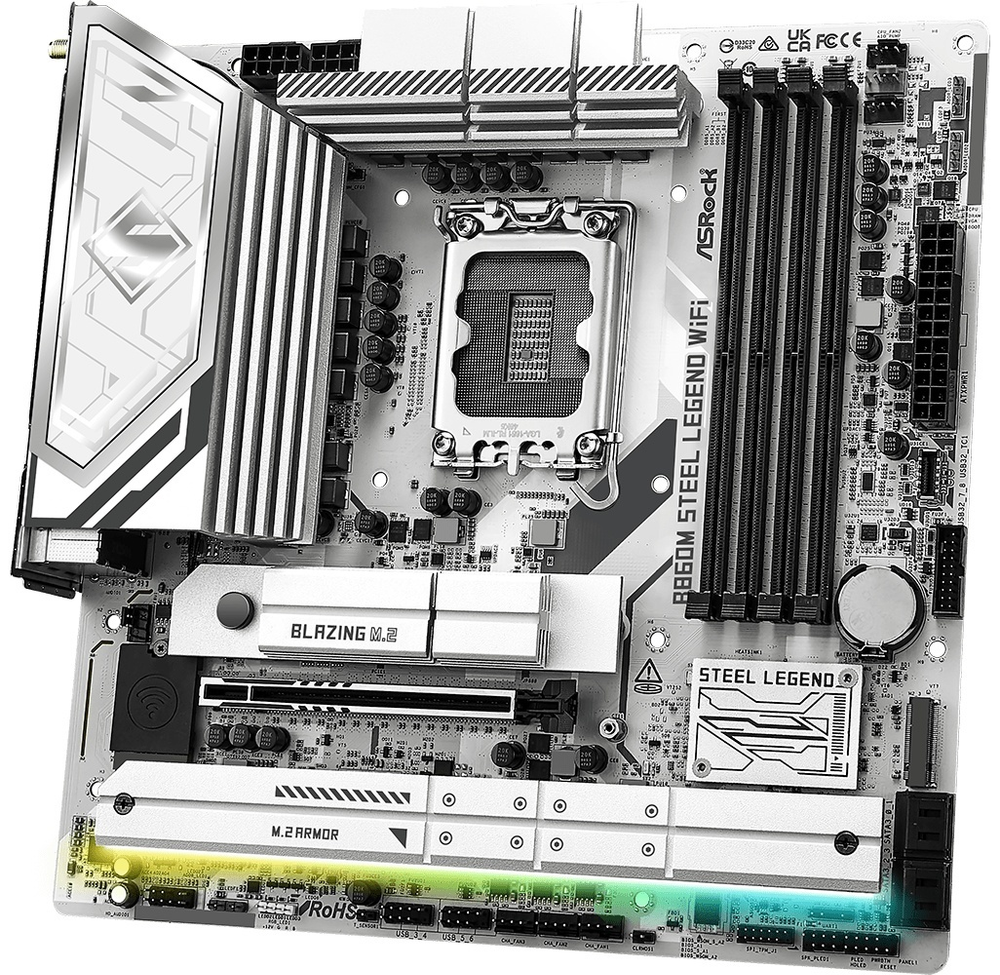Материнская плата ASRock B860M STEEL LEGEND WIFI DDR5