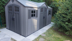 Сарай - гараж LifeTime WoodLook 15x8