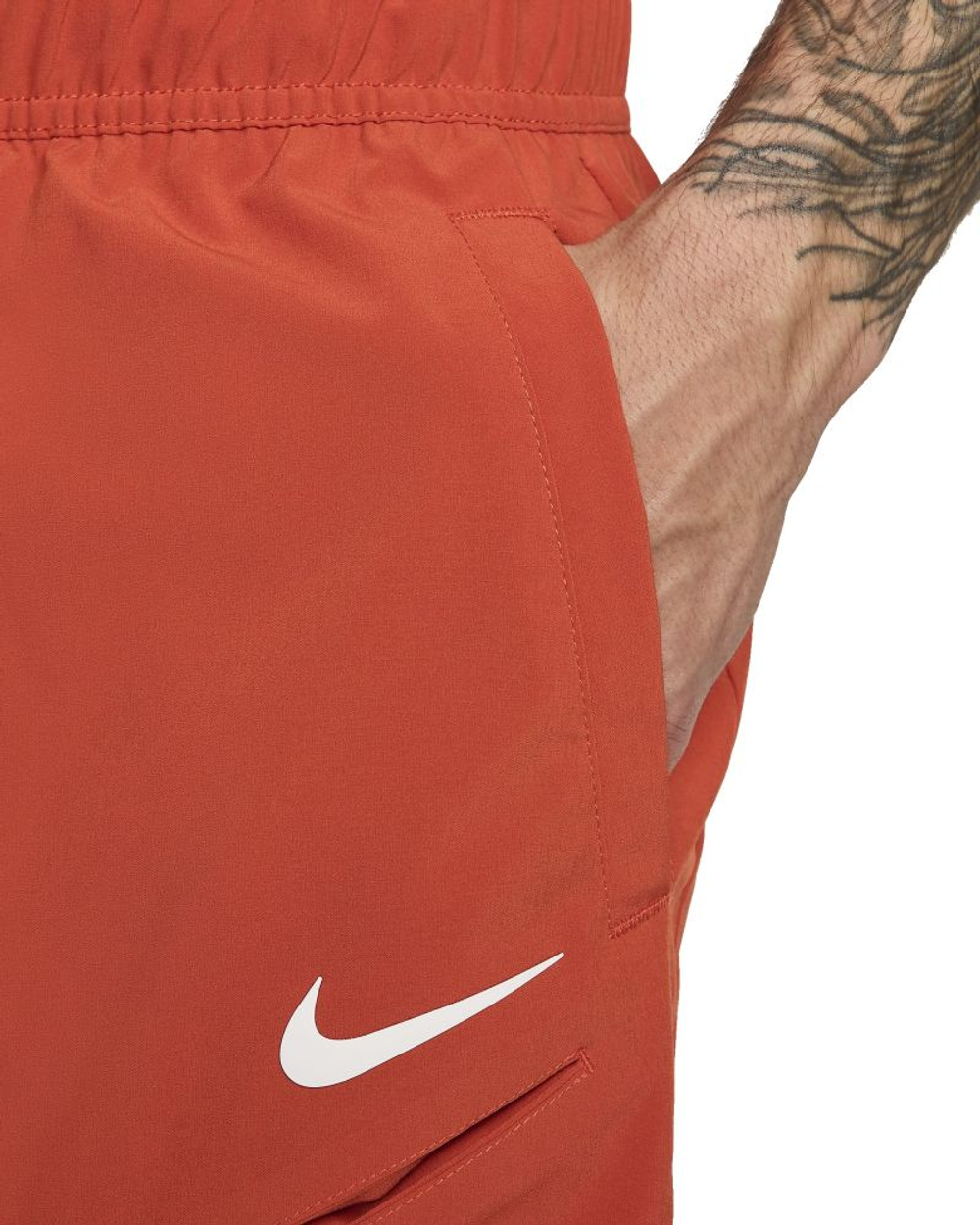 Теннисные шорты Nike Court Dri-Fit Slam RG 2-in1 Shorts - rust factor/white
