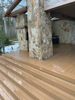 Террасная доска TalverWood орех 150х25х6000