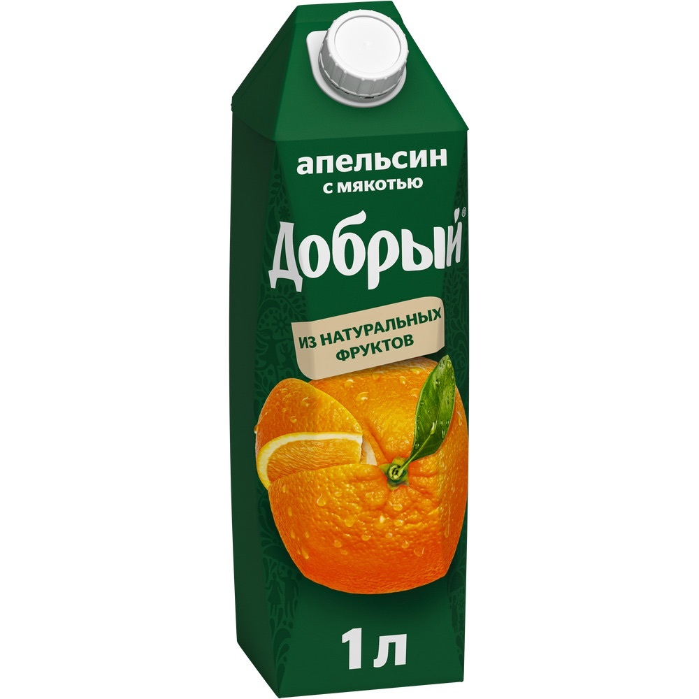 Добрый апельсин 1 литр .