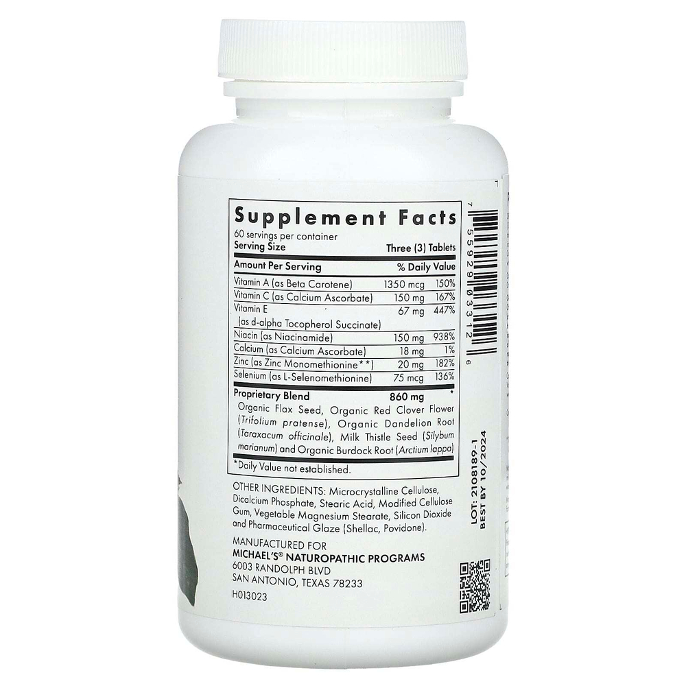 Michael's Health, Skin Factors, 180 вегетарианских таблеток
